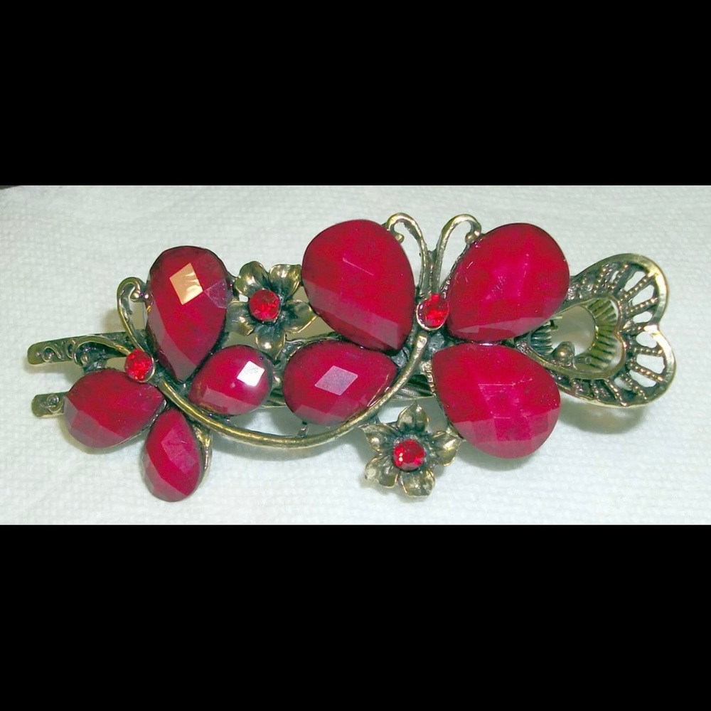 Vintage Butterfly barrette